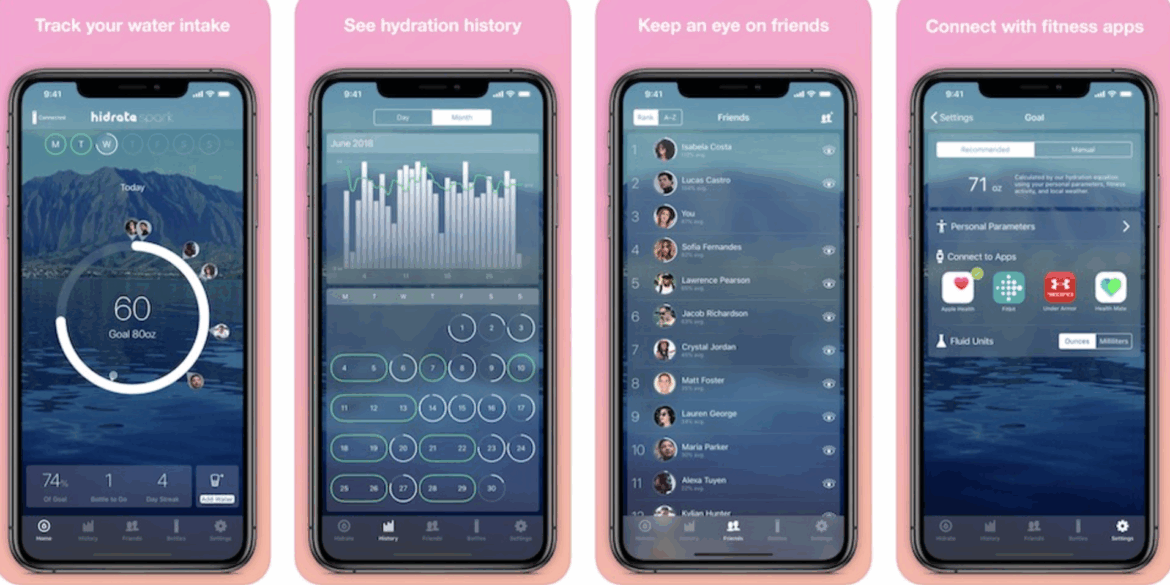 HidrateSpark app