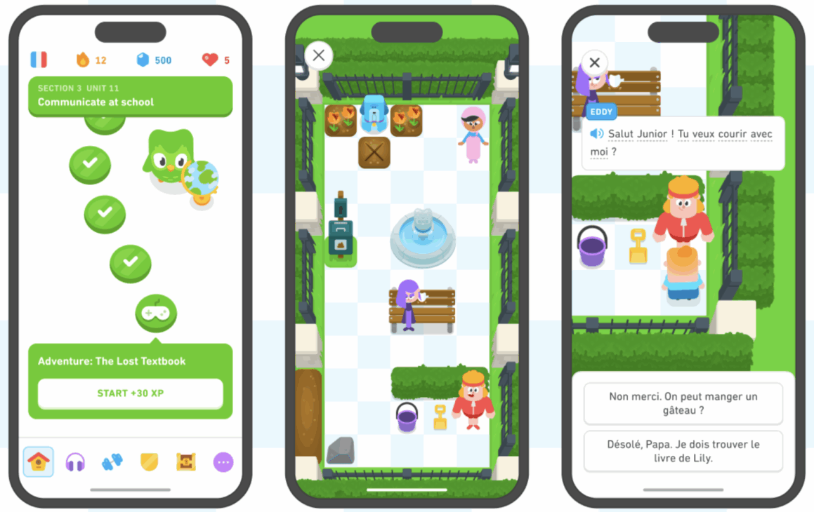 Duolingo mobile app