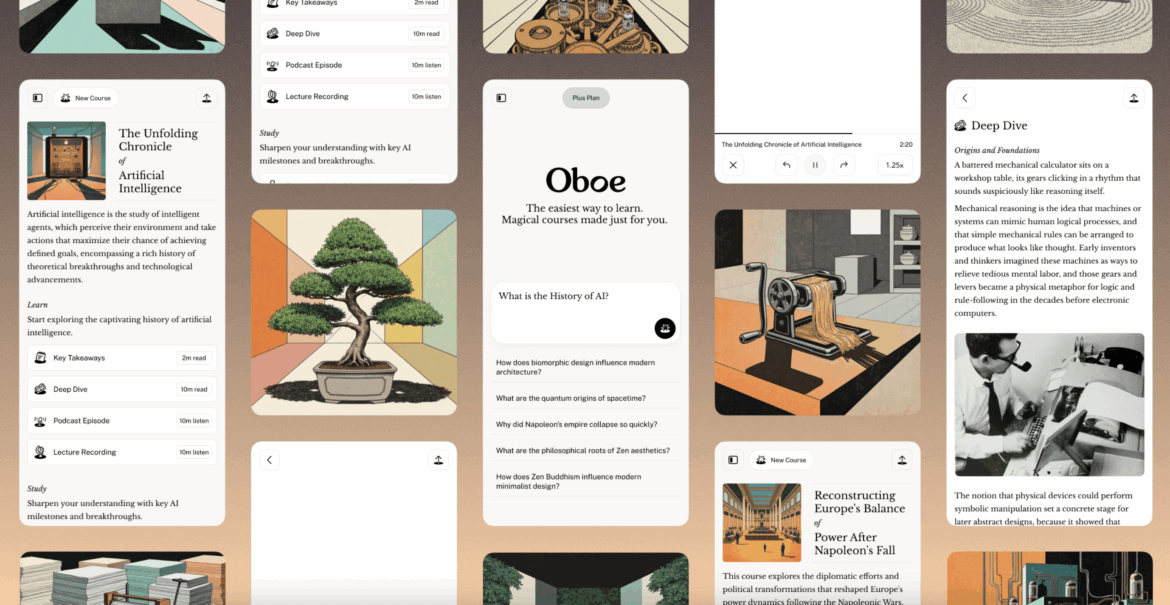 Oboe mobile app