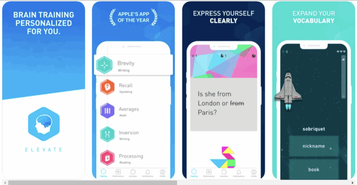 Elevate mobile app
