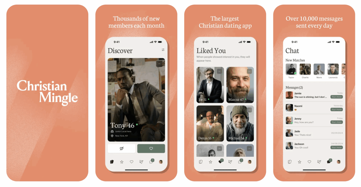 Christian Mingle dating app