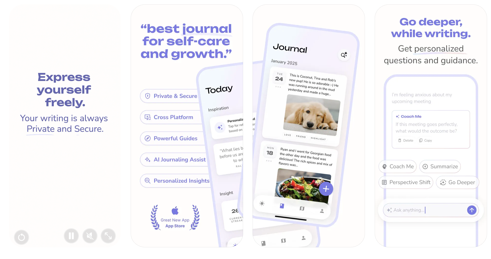 Reflection mobile app