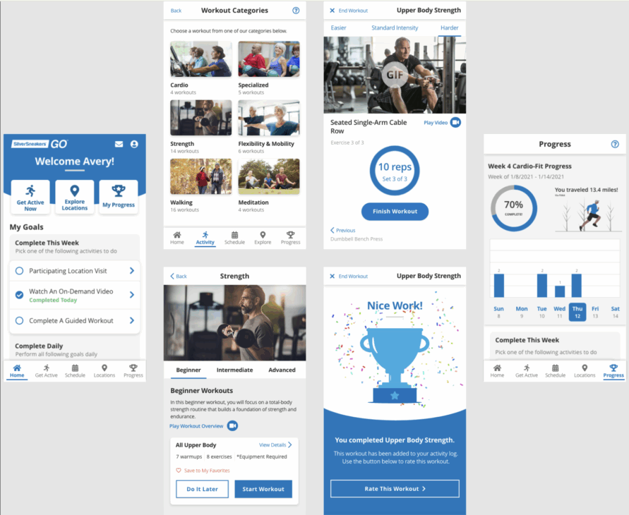SilverSneakers GO mobile app
