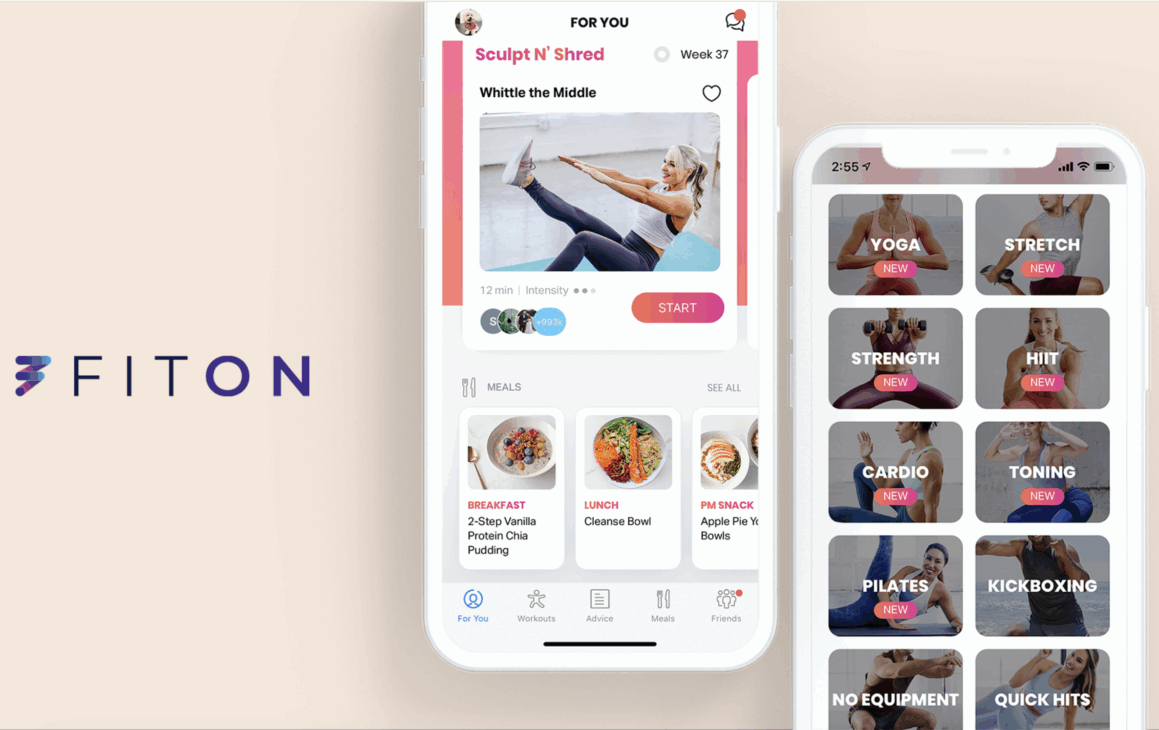 FitOn mobile app