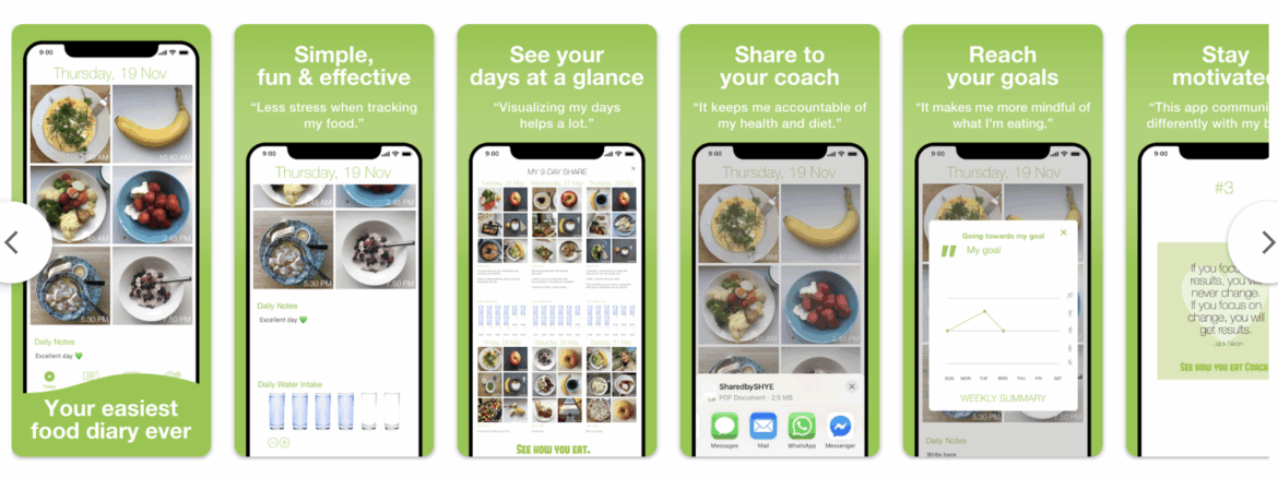 See How You Eat (SHYE) mobile app