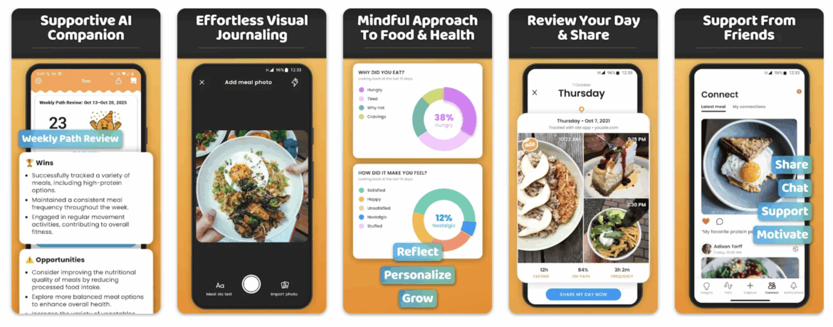 Ate Food Diary mobile app