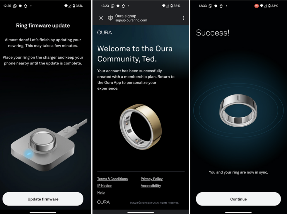 Oura Ring app