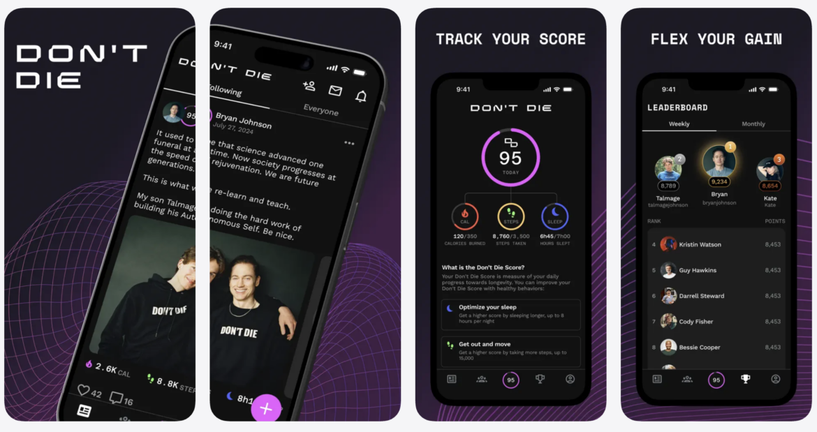 Don't Die mobile app
