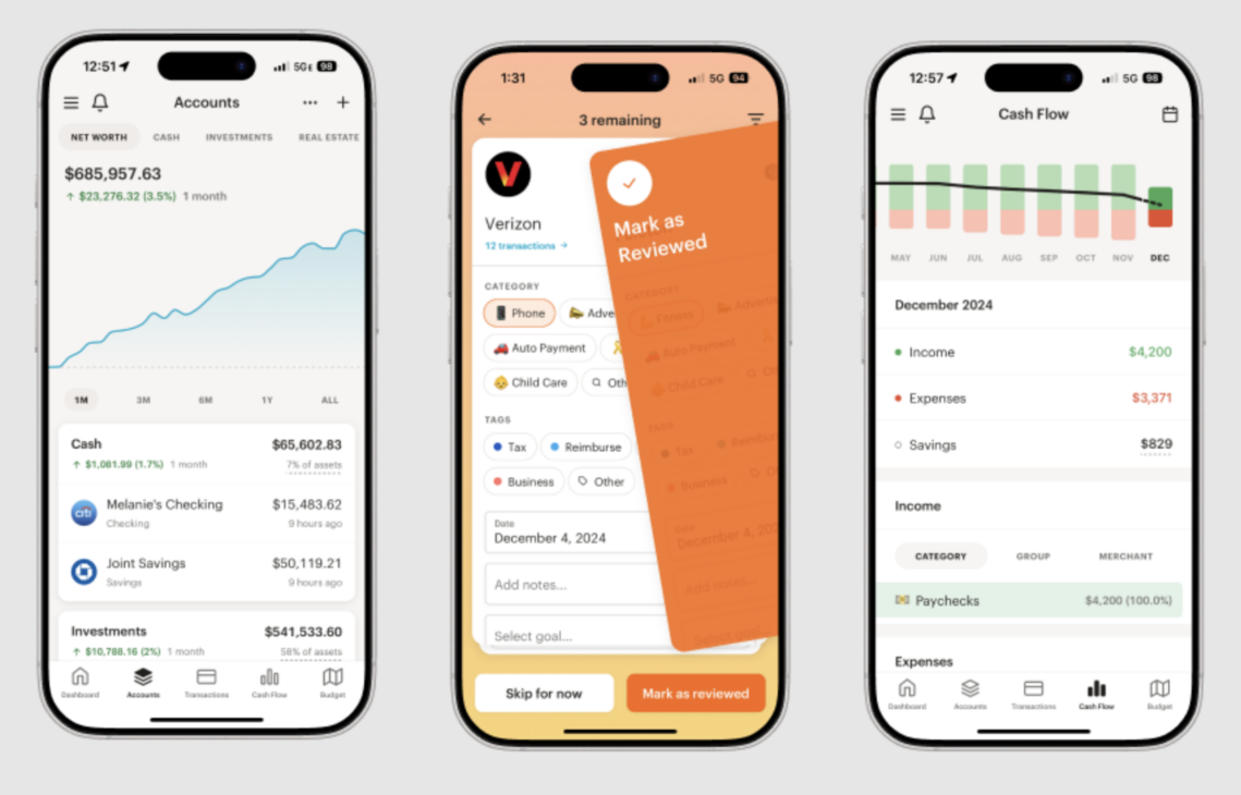 Monarch Money mobile app